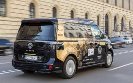 Primi test di guida autonoma del Buzz AD di VW a Monaco di Baviera